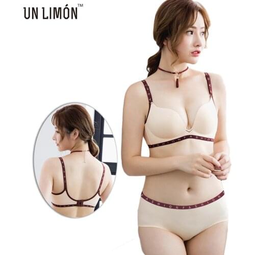 UNLIMON Women Wireless Bras Sexy No Rims 13 Colors One-piece Seamless Push-up Unlined ABC Cups