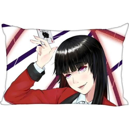 Cushion Kakegurui Cover Throw Pillow Case Rectangle Cushion For Sofa/Home/Car Decor Zipper Custom PillowCase