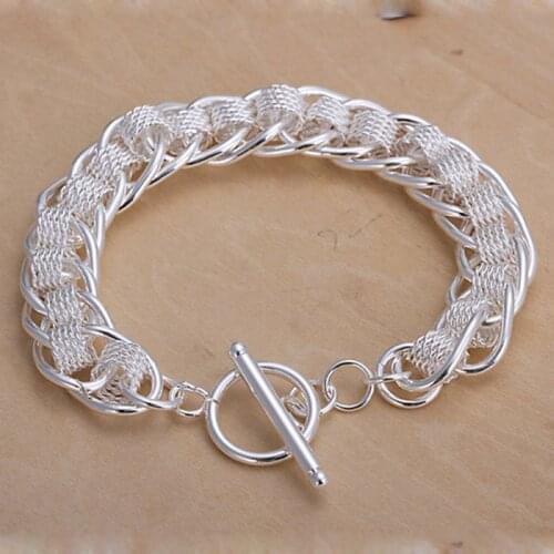 H059 silver fashion jewelry 925 jewelry silver plated bracelet Centipede Bracelet /JKPSZTWS TDZFHGMY
