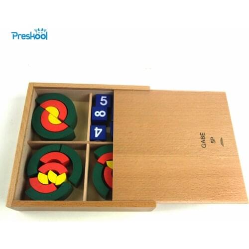 Montessori Baby Kids Toys Wooden Froebel Gabe 5P Teaching Assist Tool Learning Educational Preschool Training Brinqudoes Juguets