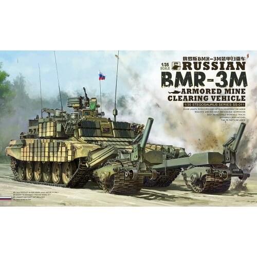 MENG SS011 1/35 Scale Russian BMR-3M Armored Mine Clearing Vehicle Plastic Model Building Kit
