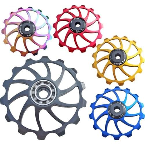 Mi.Xim MTB Road Bike Ceramic Pulley 14T Rear Derailleur Bearing Jockey Wheel Bike Guide Roller Bicycle Parts