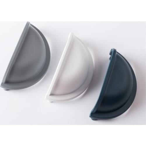 New Childrens Room Cabinet Door Handle American Shell Wardrobe Shoe Cupboard Knob Handles White Blue Drawer Pulls Furniture