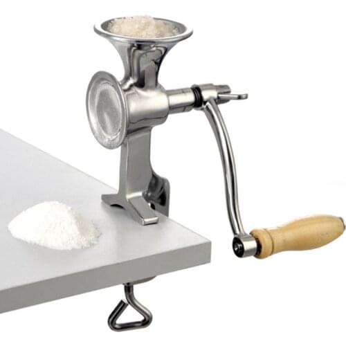 2021 New Manual Coffee Bean Grinder Mill with Fixing Clip Hand Crank Portable Travel Camp