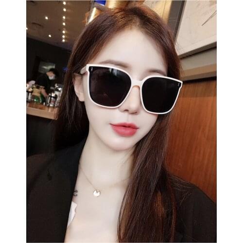 Classic Square Tinted Color Lens Sunglasses Women Relaxed Comfortable Brand Designer Eyewear Oversize Personalized Sun Glasses