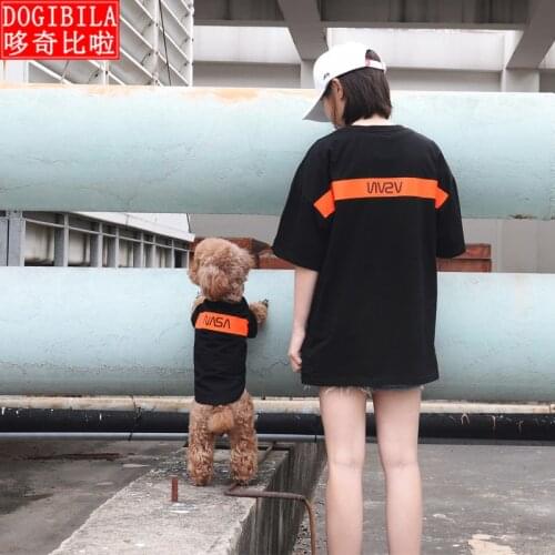 Dog Clothes Teddy Summer Wear Thin Cat French Bulldog Ke Fund Retriever Size People Pet Parenting Tide Brand