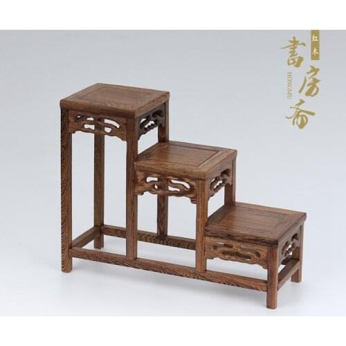 Bonsai stand 3 floor Display Shelf Flower Stands 3 level echelon Vase Tray Bonsai Planter Pots Stand