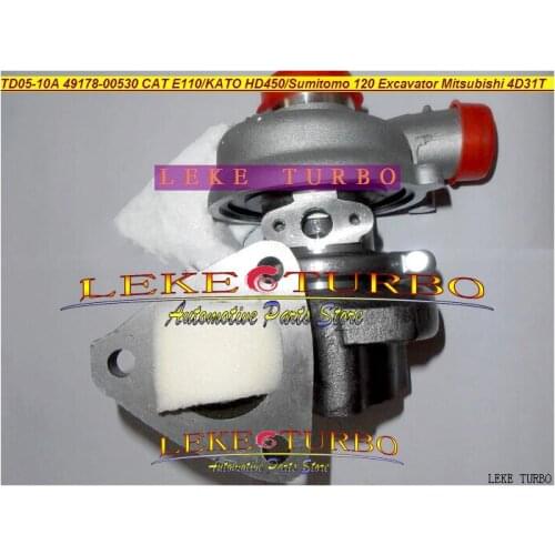 TD05-10 49178-00540 49178-00500 Turbo Turbocharger For Sumitomo 120 For KATO HD300 HD400 HD450 For Cat E110 Excavator 4D31T 4D31