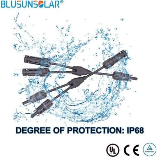 High quality 1 pairs 2 in 1 Y connector Solar Connectors Connectors / 1F+2M and 1M+2F connector
