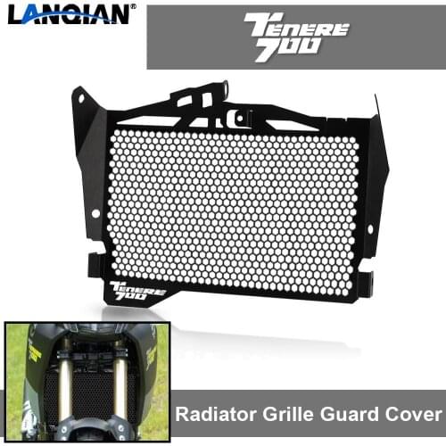 For Yamaha Tenere 700 Tenere700 T7 2019 2020 2021 Parts Motorcycle Aluminum Radiator Grille Guard Cover Protector Accessories