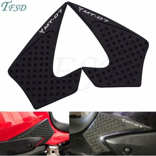 Motorcycle tank pad Protective Pad Sticker Anti slip 3M Side Traction Pad Side Sticker For Yamaha MT-07 2014-2018 MT-07 MT07