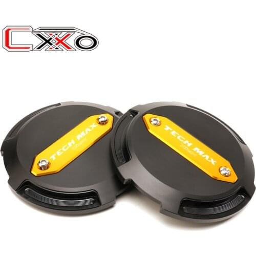 TECH MAX TMAX LOGO Motorcycle Engine Saver Case Protection Engine Guard Cover For Yamaha Tmax 560 TECH MAX 2020