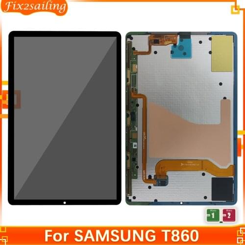 For Samsung Galaxy LCD Display Tab S6 10.5" T860 T865 2019 LCD Touch Screen Digitizer Assembly Panel For Samsung T860 SM-T860
