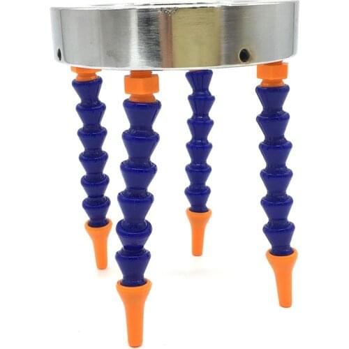 80mm Spindle Water Oil cooling liquid Coolant Pipe Hose Tube nozzles spray ring For CNC Router Metal Stone Processing