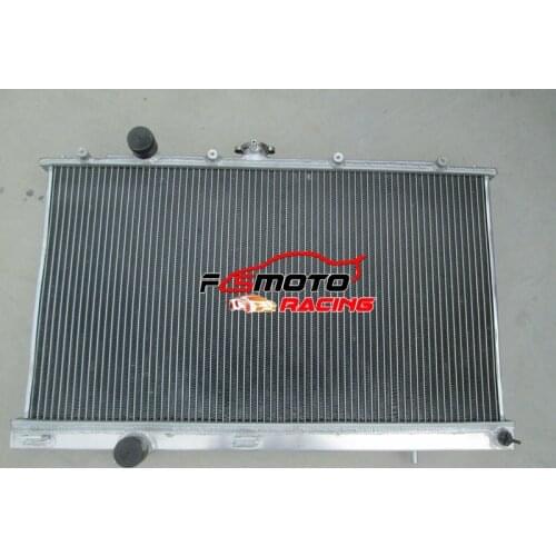 FOR Mitsubishi LANCER EVO 4 5 6 1997 1998 1999 2000 3 ROW 56MM Aluminum Radiator MT