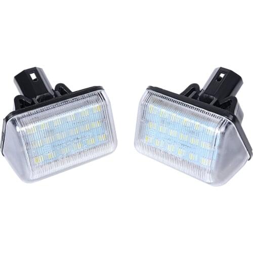 2PCS Error Free LED Car License Number Plate Light Lamp For Mazda CX-5 CX-7 6 Sedan MPS Station Wagon