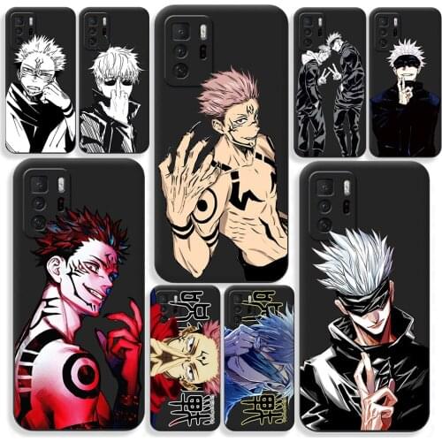 Jujutsu Kaisen Phone Case for Xiaomi Redmi Note 10 Pro 9 9C 9A Note 9 Pro for POCO M3 Pro X3 Pro F3 Gojo Satoru Case