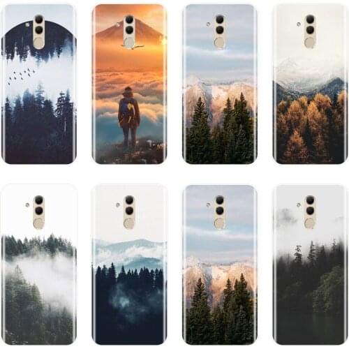 TPU For Huawei Mate 7 8 9 10 20 Lite Case Silicone Travel Mountain Forest Soft Back Cover For Huawei Mate 9 10 20 Pro Phone Case