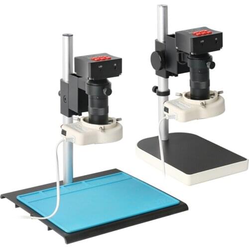 48MP 1080P HDMI USB Electronic Digital Video Microscope Camera C Mount Zoom Lens Repair Tool For Phone PCB Soldering Inspection