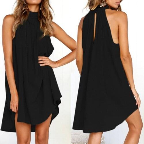Haiqun Solid Summer Dresses