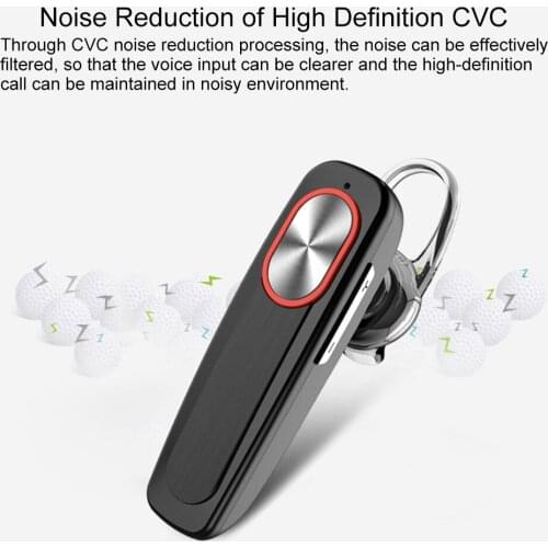 Mini Long Standby Clear Wireless Earpiece Denoise High Capacity Portable With Mic Slim Bluetooth Mobile Phone Earbud Handsfree