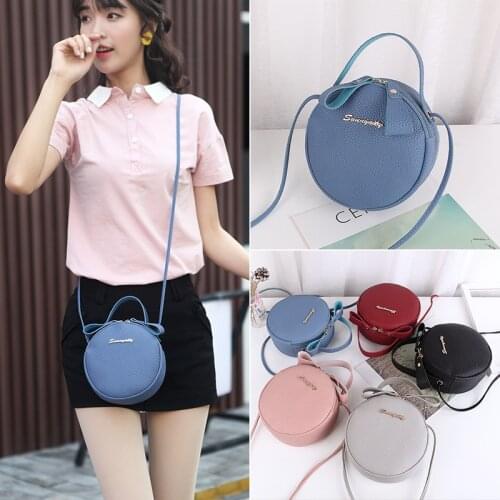 2020 New Shoulder Bag Korean Version of The Small Round Bag Mini Messenger Bag Ladies Handbag Shoulder Mobile Phone Bag