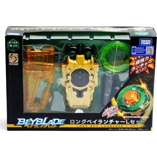 Original Takara Tomy Beyblade Burst Launcher B-124 Long Bey L Launcher Set B184 Custom Bay Launcher LR beyblade launcher