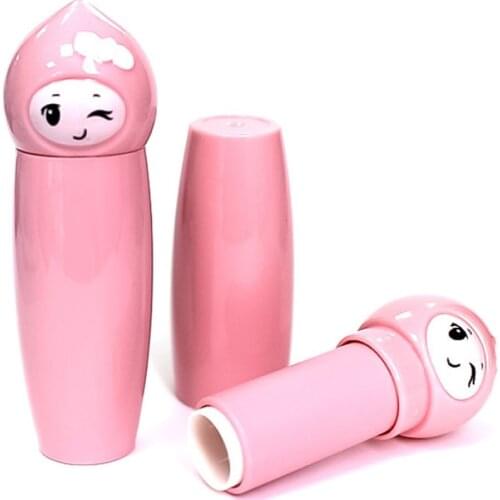200pcs Lip Balm Tubes Macaroni Cute Baby Doll Shape Plastic Empty Lipstick Tube Lip Balm Container
