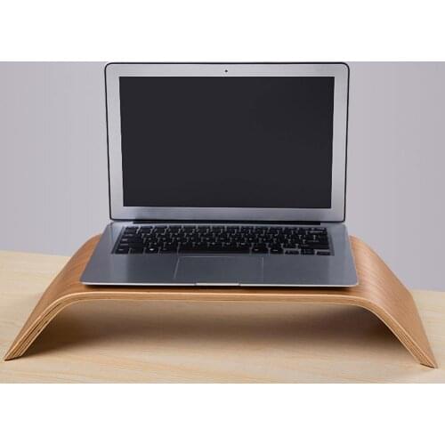Universal Desktop PC Monitor Notebook Laptop Bolder Heighten Bamboo Stand Base Holder Suit for iMac PC Notebook
