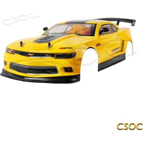 CSOC PVC Car Shell for 1/10 RC Drift Racing Car and Truck 45-70km/h High Speed Remote Control KIT Toy Big Off-road 4WD for Adult