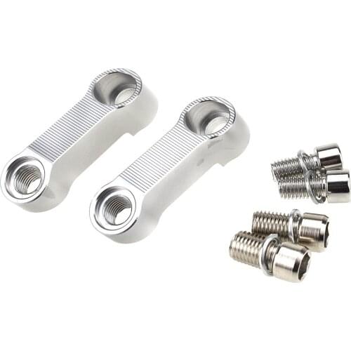 Motorcycle Mirrors Extension Riser Extend Adapter for Yamaha MT 09 07 Fazer FZ-09 V-max 1700 Bolts Size 10mm