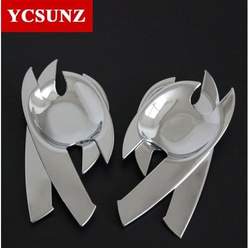 Door handle inner For Isuzu mu-x mux 2014 2015 2016 2017 2018 2019 2020 ABS chome 4pcs/set