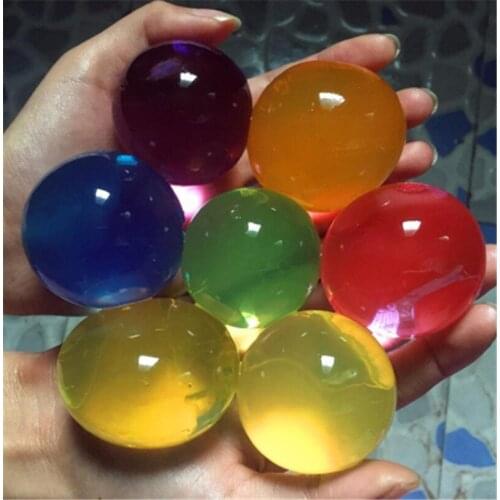 2 pcs/lot Big Crystal Soil Mud Hydrogel Gel Kids Children Toy, Water Beads Growing Up Water Balls Wedding Home Decor