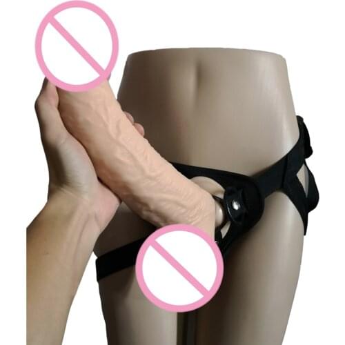 29*6cm Lesbian strapon huge dildo for women and men strap on long dildo strap-on panties Dildo pants strapless strap on dildo