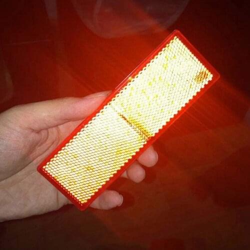 Car Stickers Universal Safety Warning Mark Reflective Tape Auto Exterior Motorcycle Bike Helmet Super crystal lattice reflective