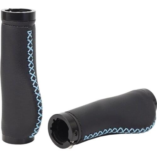 Fiber Leather Fixed Gear Fold Mountain Bike Scooter MTB Bicycle Handlebar Cover Handle Grips Bar End Non-Slip