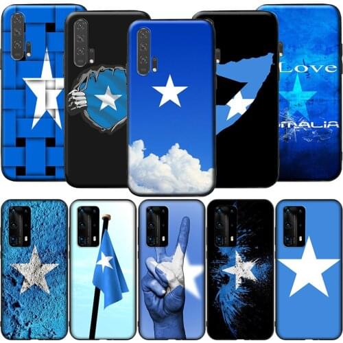 GX224 Somalia Banner Flag for Huawei Y5P Y6P Y7A Y8P Y9A Mate 10 20 30 Pro Lite Nova 2i 3 3i 4 5 5T 7 SE P Smart Z