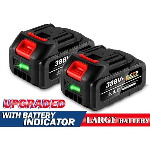 2.0Ah Li-ion Battery EU Plug Rechargeable Replacement for Makita Battery BL1850 BL1830 BL1860 Cordless Drills Wrench Electric Sa