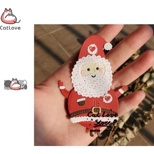 Santa Claus Christmas Metal Cutting Dies Scrapbooking Stencil Die Cuts Card Making Decorative Craft Embossing New Dies For 2019