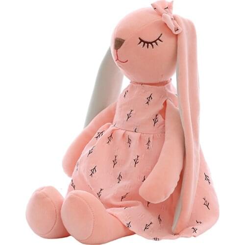 Cute Cartoon Long Ears Rabbit Doll Baby Soft Plush Toys For Children Rabbit Sleeping Mate Stuffed Plush Animal Toys