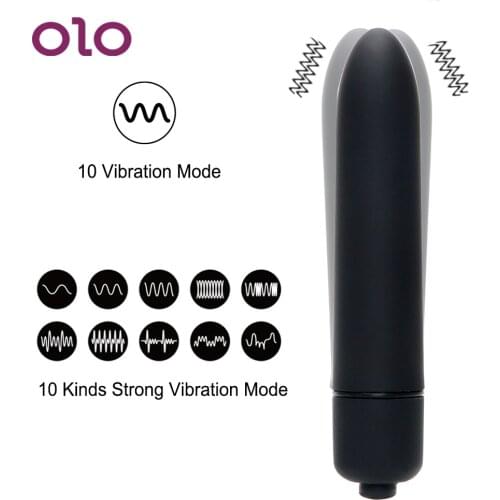OLO Bullet Vibrator G Spot Massager Finger Vibrator Vagina Clit Stimulation Female Masturbator Sex Toys for Women
