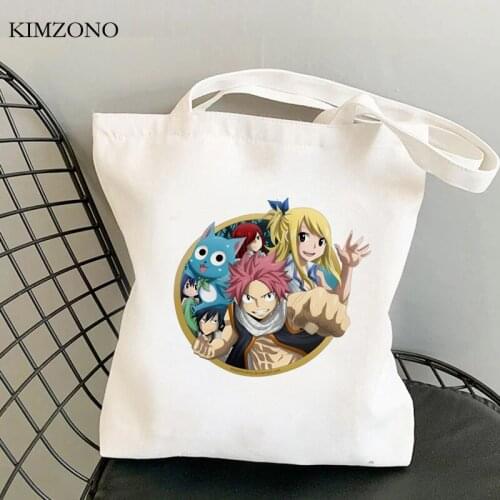 Fairy Tail shopping bag shopper bolso tote cotton recycle bag bolsas de tela bag boodschappentas bolsas ecologicas sacolas