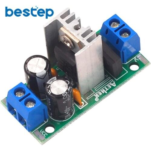 L7805 LM7805 Three-terminal Voltage Regulator Power Supply Module 5V 1.5A Power Converter Rectifier Filter