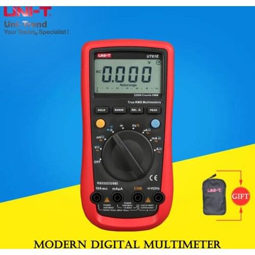 UNI-T UT61A/UT61B/UT61C/UT61D/UT61E Modern Digital Multimeter; Auto range digital multimeter/automatic shutdown function