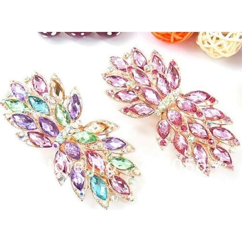 Hair Clips hairgrips Barrettes Rhinestone hair clip clasps clamps gift mixed 25pcs/lot #3029