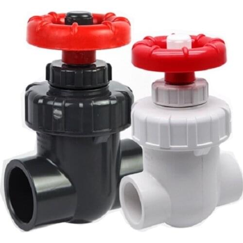 SANKING Aquarium GATE VALVE SLIP X SLIP 20/25/32/40mm Hi-quality UPVC Gate Valve Precision Flow Control PVC Aquarium Valve