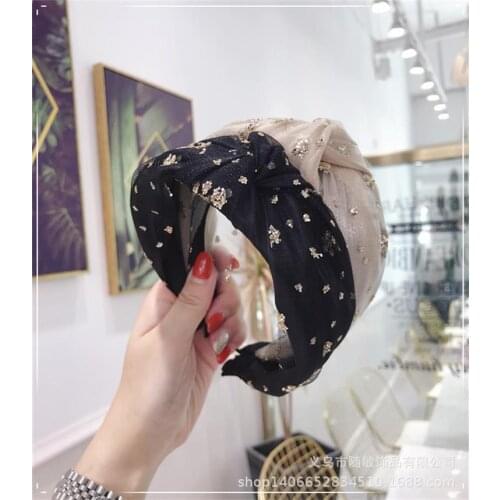 Fashion Korean style Ink painting flowers hairband Women Girls Fashion Sexy Simple lace Hair Hoop headwear Hair Accessories