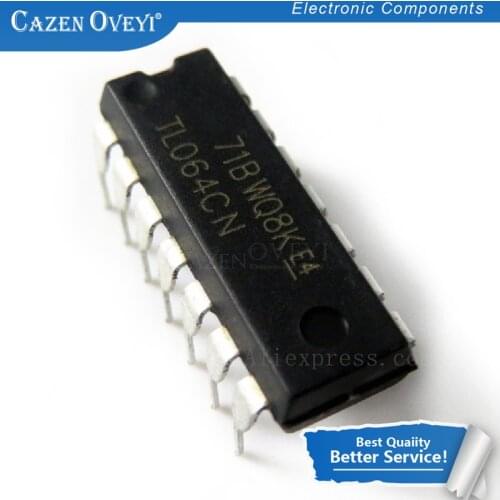 10pcs/lot TL064CN DIP-14 TL064 DIP14 064CN DIP TL064CP In Stock