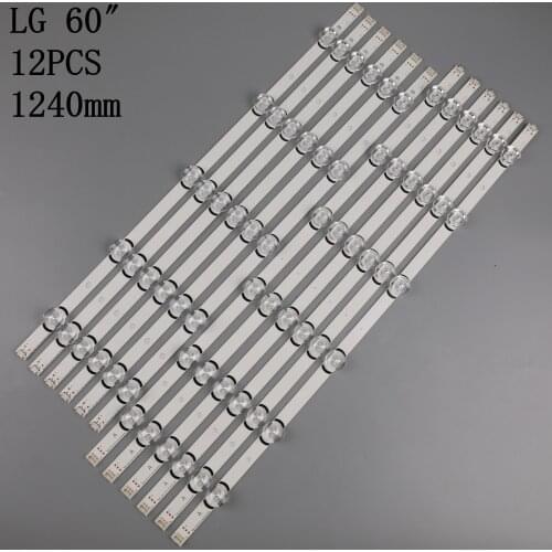 12PCS new 5+6LED STRIP 6916L-1720A 6916L-1721A for innotek DRT 3.0 60" 60GB6580 60LB6300 6091L-2655C HC600DUF-VHHS2-11XX