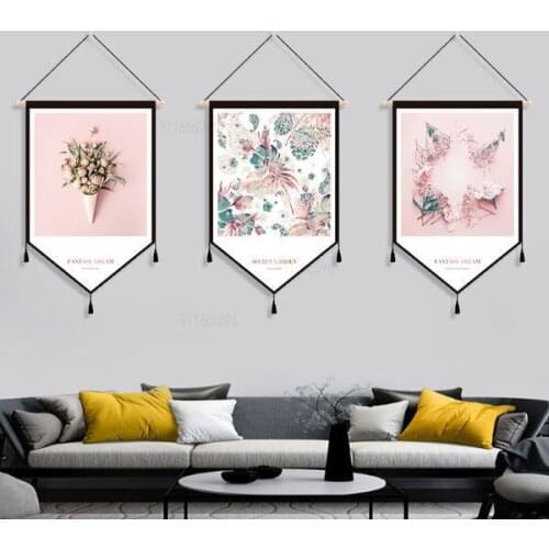 3pcs Living Room Porch Decorative Painting Electric Meter Box Decorative Painting Bedside Background Painting